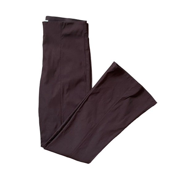 NWOT Garage Dark Brown High Waist Flared Stretch Piper Pants Large - Picture 4 of 8